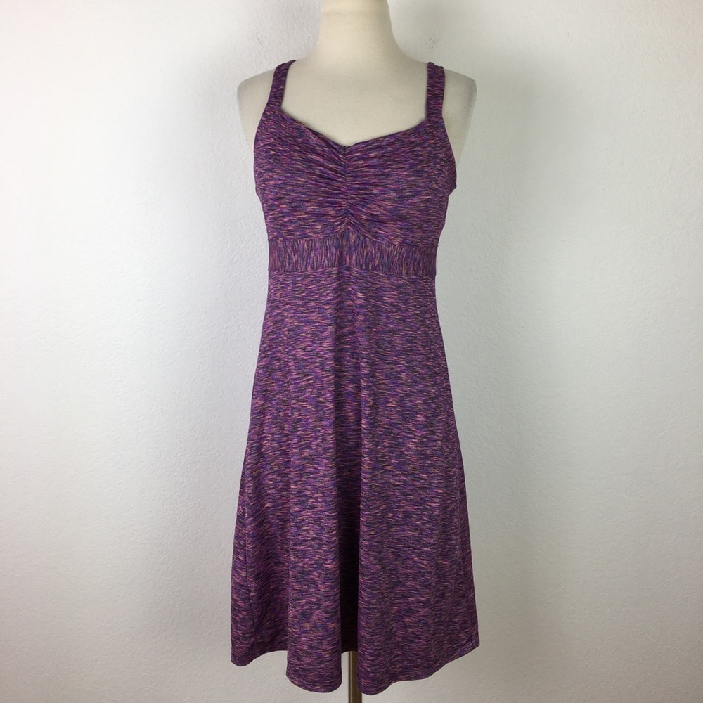 Prana Purple Space Dye Athletic Dress Medium